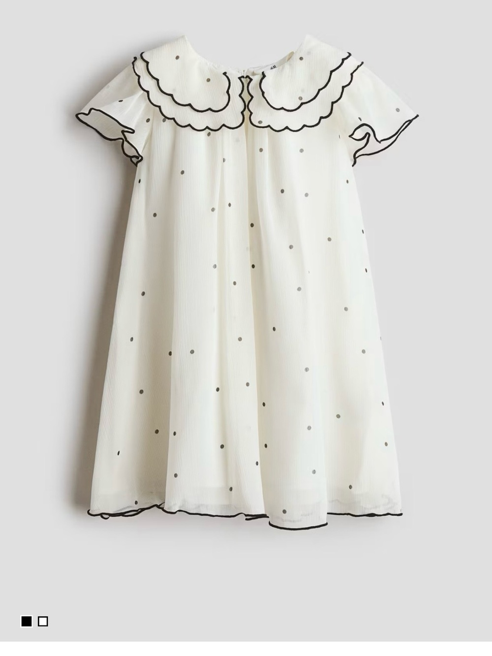 H&M chiffon Polka Dot Dress (8-9)
